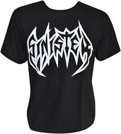 SINISTER, White logo - T-Shirt M von value-merch