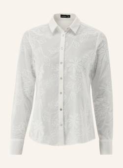 Van Laack Bluse Modern Fit Langer Ärmel Hemdblusenkragen weiss von van Laack