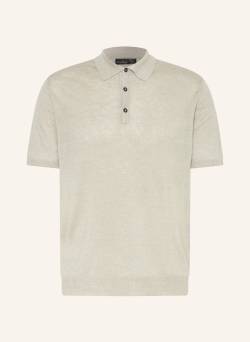 Van Laack Strick-Poloshirt Simo Aus Leinen gruen von van Laack