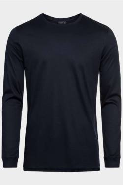 van Laack Meisterwerk Longsleeve navy, Einfarbig von van Laack