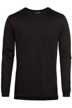 van Laack Meisterwerk Longsleeve schwarz, Einfarbig von van Laack