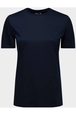 van Laack Slim Fit Damen T-Shirt navy, Einfarbig von van Laack