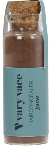 vary vace Hairconcealer refill: Ansatzpuder für Damen und Herren, Haar Puder zum Ansatz kaschieren, oder Haar verdichten (jane/braun), vegan, zertifizierte Naturkosmetik, im Gläschen von vary vace