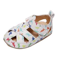 vejtmcc Baby Soft-Sole-Sandalen Sandalen Farbe weiß niedlich für Schuhe Lauflernschuhe Antirutsch (Multicolor, 6-12Months) von vejtmcc