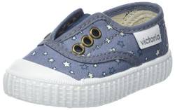 Victoria Jungen Unisex Baby Ingles Elástico Estrellas Sneaker, Blau (Jeans), 18 EU von victoria