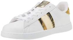 Victoria Unisex Tenis VEGANA Banda Serpiente Sneaker, Platino, 37 EU von victoria