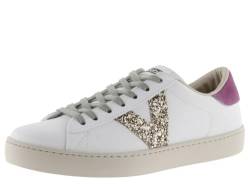 victoria Damen 1126195, Berlin, Pantoffel Glitter Sneaker, Fuchsia, 42 EU Schmal von victoria