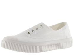 victoria Damen Plimsoll 1176100-WOMEN Plimsoll 1915 RE-Edition GEFÄRBTES Canvas DREC & Gummiband Blanco 41 von victoria