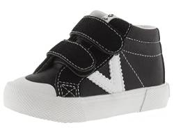 victoria Jungen High-top 1065176-KIDS HIGH-TOP TRIBU Lederoptik & Kontrast & Klettverschluss Negro 25 von victoria