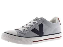 victoria Unisex – Erwachsene Low-top 1065164-MEN Low-TOP TRIBU Canvas & Kontrast GRIS 42 von victoria