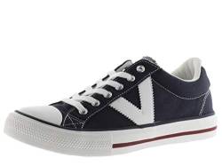 victoria Unisex – Erwachsene Low-top 1065164-MEN Low-TOP TRIBU Canvas & Kontrast Marino 42 von victoria