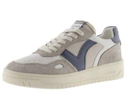 victoria Unisex – Erwachsene Low-top 1257122-MEN Low-TOP SEUL Gitter & SPALTLEDERSTÜCKE & Kontrast GRIS 44 von victoria