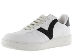 victoria Unisex – Erwachsene Low-top 1258201-MEN Low-TOP Madrid Lederoptik & Kontrast Negro 43 von victoria