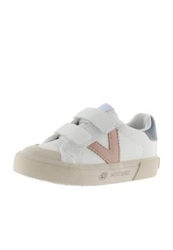 victoria Unisex – Kinder Low-top 1065179-KIDS Low-TOP TRIBU Lederoptik & Klettverschluss & Kontrast ROSA 28 von victoria