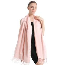 vimate Pashmina Tücher und Wickel, Damen Pink Soft Brautjungfer Schal Kaschmir Pashmina Schals für alle Jahreszeiten (DE-Baby Pink) von vimate