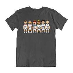 vipwees Boys or Girls Tennis Legends Original Sporting Caricature Kids T-Shirt, Made from Organic Cotton von vipwees