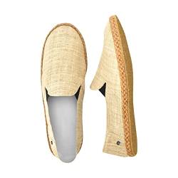 virblatt - Espadrilles Herren | 100% Hanf | Sommerschuhe Herren Espandrillos Herren Slipper Stoffschuhe Freizeitschuhe Leinenschuhe Hippie Slip on Leinenschuhe Hippie Slip on - Bequem 41 beige von virblatt