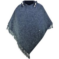 virblatt Poncho Poncho Herren, Baumwolle, Poncho Winter Mexiko Herren Poncho mit Kapuze, Unisex, zum Wenden, gesticketes Mandala von virblatt