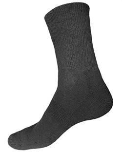 vitsocks Damen Winter Socken Merinowolle Thermo Anti-Blasen (2 PAAR) weich atmungsaktiv, schwarz, 35-38 von vitsocks