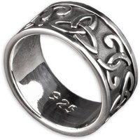 viva-adorno Silberring Damen Ring Triqueta keltische Knoten 925 Sterlingsilber Damenring, Herrenring von viva-adorno