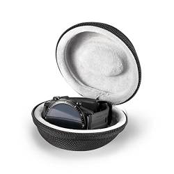 Reiseetui für Smartwatch, EVA-Hartschalen-Aufbewahrungsbox, Uhrenhalter für Apple Watch Serie 9/8/7/6/5/4/3/2/1/SE/Ultra/Edition, 38 mm, 40 mm, 41 mm, 42 mm, 44 mm, 45 mm, für Samsung Galaxy Watch von vividstarry