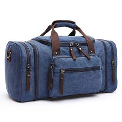 Große Gepäcktasche, modische Freizeit-Reisetasche, Trendige Outdoor-Messenger-tragbare Canvas-Reisetasche (Farbe: E) von vkeid