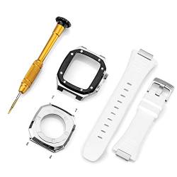 vkeid Edelstahl-Armband für Armbandmodifikation 45 mm, 44 mm, 41 mm, Metall-Mod-Kit-Set für iWatch Serie 8, 7, 6, SE, 5, 4, 3, 2, 1, 7, 41 mm von vkeid