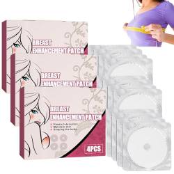 3Pack Brustvergrößerungspads, Natürliche Produkte zur Brustvergrößerung für Schlaffe Brüste, Push-Up-Brust, Breast Enhancement Patch,Keratin-Peptid-Protein-Brüste Straffende und Anhebende Pflaster von vokkrv