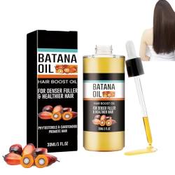 Batana Öl für Haar, Bio Batana Öl für Haarwachstum, Batana Oil Organic for Growth Hair, Haarcreme fördert das Wohlbefinden der Haare bei Männern und Frauen, verbessert die Ausstrahlung von Haar (1PC) von vokkrv