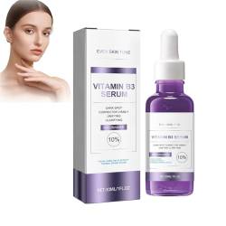 Facial Serum Essence,Dark Spot Corrector,Anti-Ageing Face Serum + 10% Niacinamide,Skin Tone Corrector Serum,Anti-Aging-Serum Gegen Feine Linien&Falten,Sofortige Gesichtsstraffung&Langanhaltend (1PC) von vokkrv