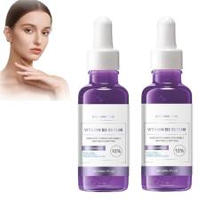 Facial Serum Essence,Dark Spot Corrector,Anti-Ageing Face Serum + 10% Niacinamide,Skin Tone Corrector Serum,Anti-Aging-Serum Gegen Feine Linien&Falten,Sofortige Gesichtsstraffung&Langanhaltend (2PC) von vokkrv