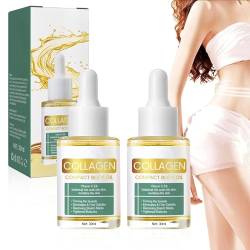 Furzero Beauty Women Collagen Lifting Body Oil, Bewtymax Collagen Lifting Body Oil, Beauty Lady Collagen Lifting Body Oil, Furzero Kollagen-Lifting-Körperöl Reduziert feine Linien und Falten (2PC) von vokkrv