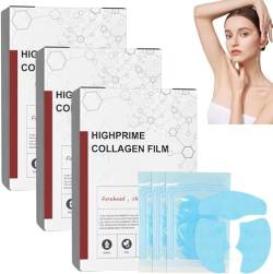 Highprime Collagen Film for Face,Collagen Mask Kit (Mask + Spray), Set aus Kollagenmaske und Nebel,Auge,Anti-Falten und Anti Aging,Feuchtigkeitsspendende Hautpflege Anti-Aging (3 Pack) von vokkrv