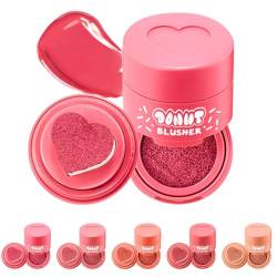 Luftkissen Blush, Mattes Leichtes und Atmungsaktives Rouge, Waterproof Langanhaltendes Cream Blush für Augen, Lippen & Wangen, Natürliche Make-up für Frauen (05#, 7ml) von vokkrv