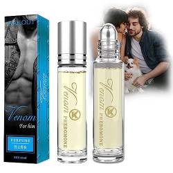 Pheromone Parfum for Woman, Venom Pheromon Parfüm Für Frauen, Lunex Pheromone Perfume, Roller Ball Parfüm Für Männer Und Frauen, Parfümöl für Frauen, um Männer Anzulocken (Mann-2 Stöcke) von vokkrv