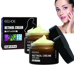 Retinol Cream Anti-Aging, Retinol Anti Aging Wrinkle Removal Skin Firming Cream, Moisturizer Firming Lifting Whitening Cream, Fade Dark Circles Eye Cream (2 Stöcke) von vokkrv