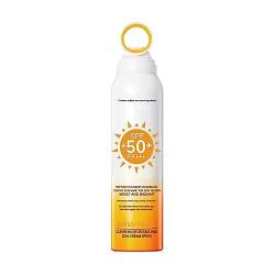Sonnenschutz Spray LSF 50, Transparent Sonnenspray Für Gesicht Und Körper, Sonnenschutz Spray Für Empfindliche Haut, Breitspektrum, Wasserfest, Gegen UVA und UVB (1 Stock) von vokkrv