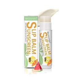 Sunscreen Lip Balm - Sun Protect Lippenpflege LSF 30, Wasserfester Lippenpflegestift mit Sonnenschutz, Lippenpflege ohne Mineralöle 4,25 g (Wassermelone) von vokkrv