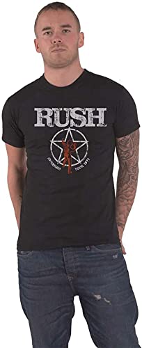 Rush T Shirt American Tour 1977 Band Black L von volu