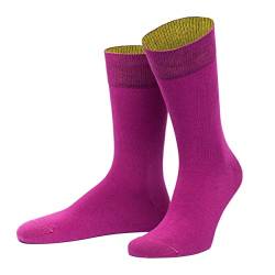 VON JUNGFELD® - 1 Paar Herren Socken aus Bio-Baumwolle - Strumpf Herrensocken Gr. 39-41 lila von VON JUNGFELD