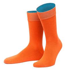 von Jungfeld - Herren Socken/Strumpf Herrensocken Baumwolle 1 Paar 39-41 orange von von Jungfeld