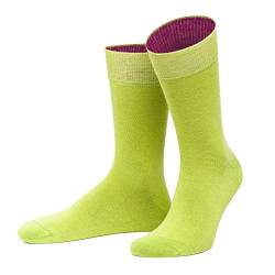 VON JUNGFELD® - 1 Paar Herren Socken aus Bio-Baumwolle - Strumpf Herrensocken Gr. 42-44 grün von VON JUNGFELD