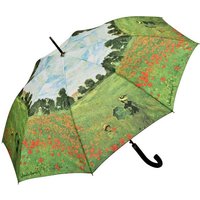 von Lilienfeld Stockregenschirm Motivschirm Claude Monet: Mohnblumenfeld Auf-Automatik Kunst, 100% Regenschutz / 95 % UV-Schutz von von Lilienfeld