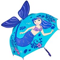 von Lilienfeld Stockregenschirm VON LILIENFELD Regenschirm Kinderschirm Meerjungfrau Nixe Kinderregenschirm Junge Mädchen Kids bis ca. 8 Jahre, 3D von von Lilienfeld