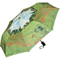 von Lilienfeld Taschenregenschirm Claude Monet: Mohnblumenfeld Blumen Stabil Leicht Kunst Motiv von von Lilienfeld