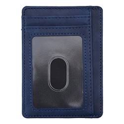 vsilay Ultra Slim Blocking Minimalist Wallet Business Card Cover for Case Super in Men Leaer Bank ID Credit Card Holde von vsilay