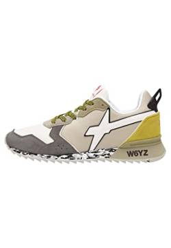 w6yz Jet-M.-Sneakers aus technischem Gewebe und Veloursleder, Anthrazit 41 von w6yz