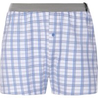 Sieh an! Herren Boxershorts weiß-kariert von wäschepur men