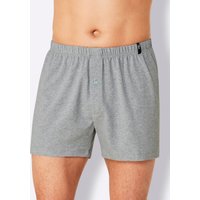 Witt Weiden Herren Boxershorts anthrazit-mint-kariert + anthrazit + hellgrau von wäschepur men