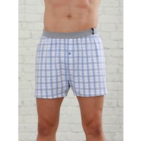 Witt Weiden Herren Boxershorts weiß-kariert von wäschepur men